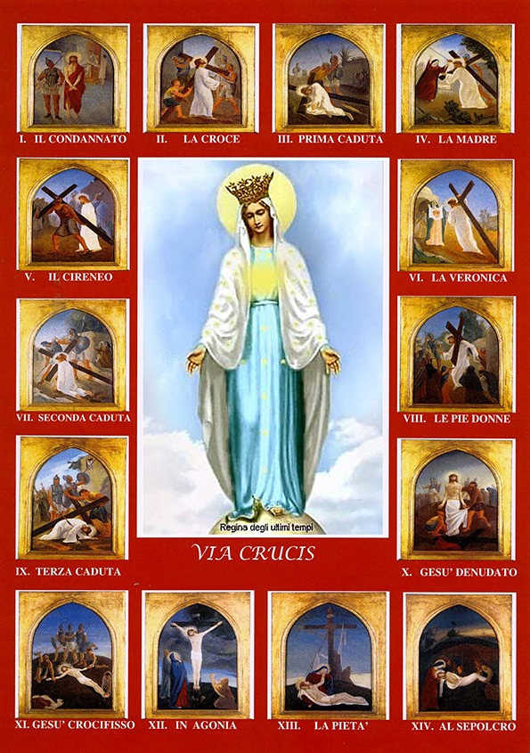 Viao Crucis Vergine degli ultimi tempi